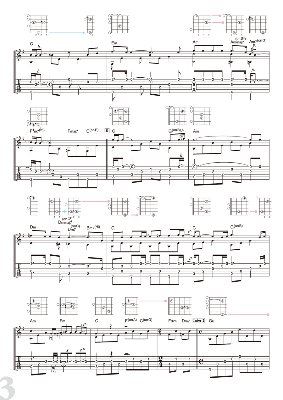 Bohemian Rhapsody Acoustic Guitar scores gallery preview page 3