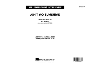 Book cover for Ain't No Sunshine - Full Score