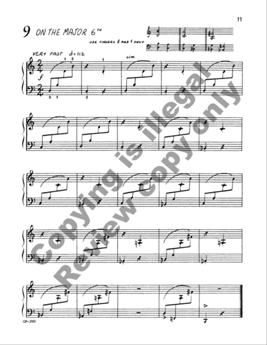 Twelve Little Etudes Piano Method scores gallery preview page 11