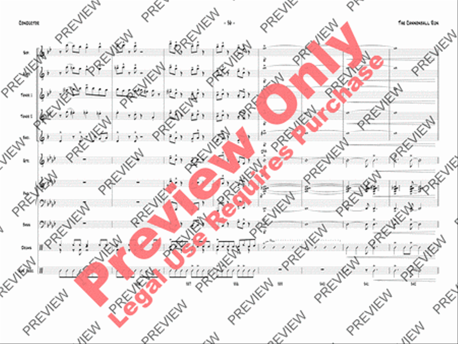 The Cannonball Run The Cannonball Run Jazz Ensemble scores gallery preview page 39