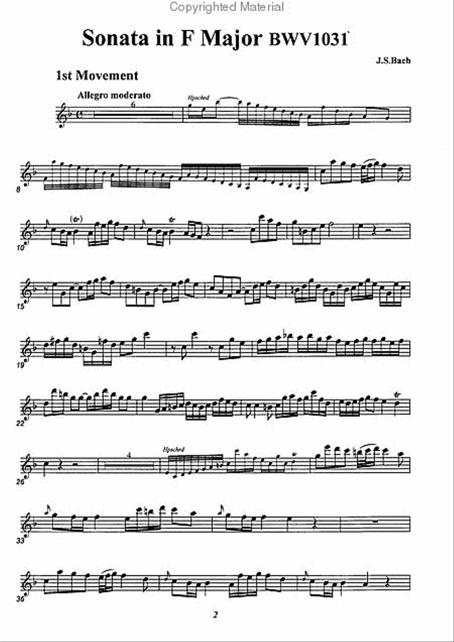 Sonatas, Vol. 2 Alto Recorder scores gallery preview page 2
