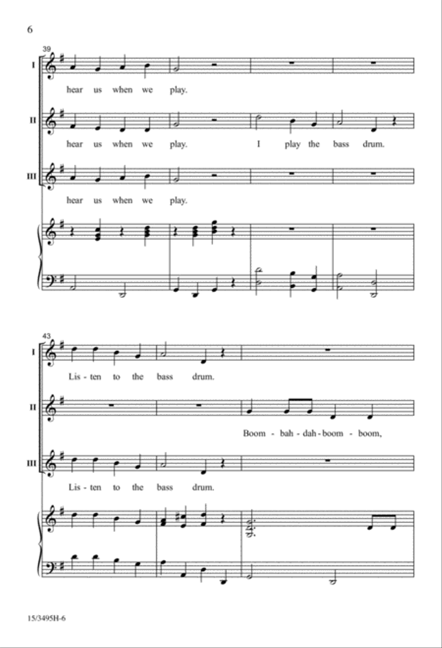 Oh, We Are Fine Musicians 2-Part scores gallery preview page 6
