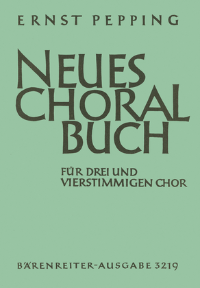 Neues Choralbuch for three and four part Choir