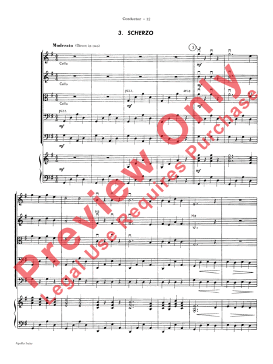 The Apollo Suite String Orchestra scores gallery preview page 15