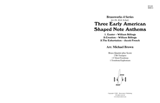 Book cover for 3 Early American Shaped Note Anthems