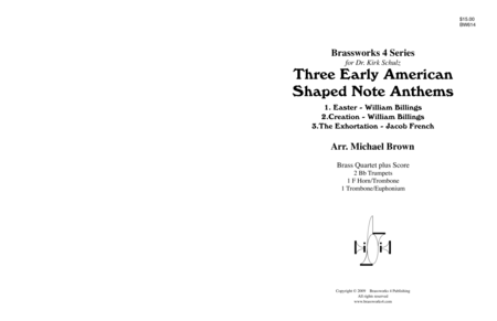 3 Early American Shaped Note Anthems