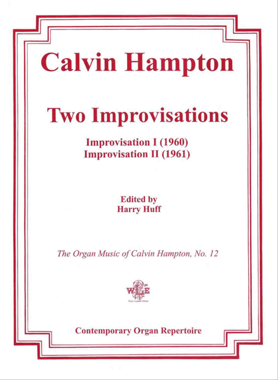 Two Improvisations School and Community scores gallery preview page 1