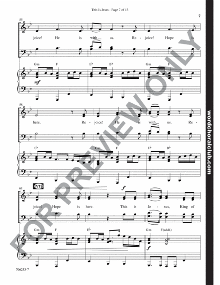 This Is Jesus - Anthem 4-Part scores gallery preview page 8
