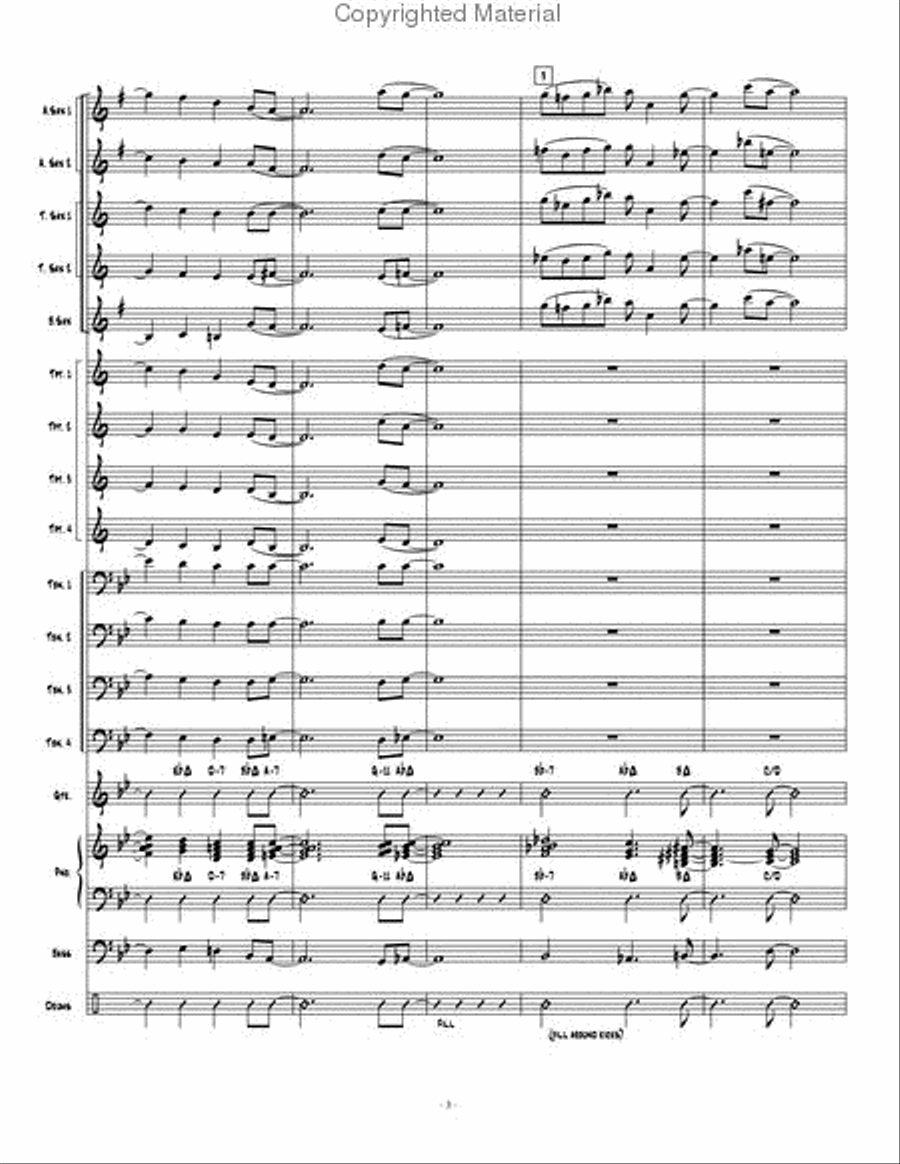Rubaswing Jazz Ensemble scores gallery preview page 4