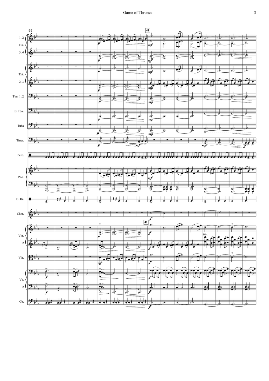 Game Of Thrones Game Of Thrones String Orchestra scores gallery preview page 3