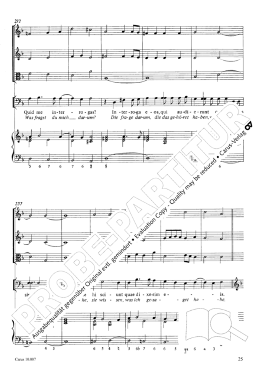 St. John Passion (Johannes-Passion) TB scores gallery preview page 26