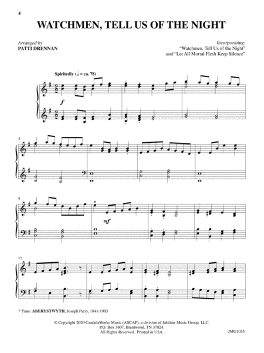 Joyful Noel Tidings Piano Solo scores gallery preview page 3