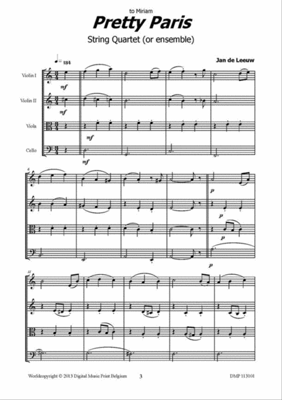 Pretty Paris Set of Parts scores gallery preview page 2