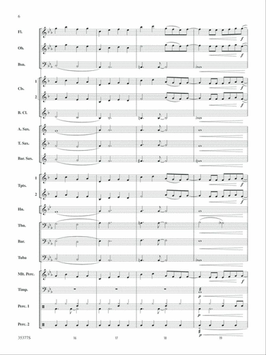 Born to be Somebody: Score Concert Band scores gallery preview page 6