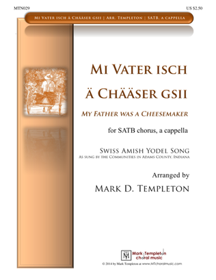 Book cover for Mi Vater isch ä Chääser Gsii (My Father was a Cheesemaker)