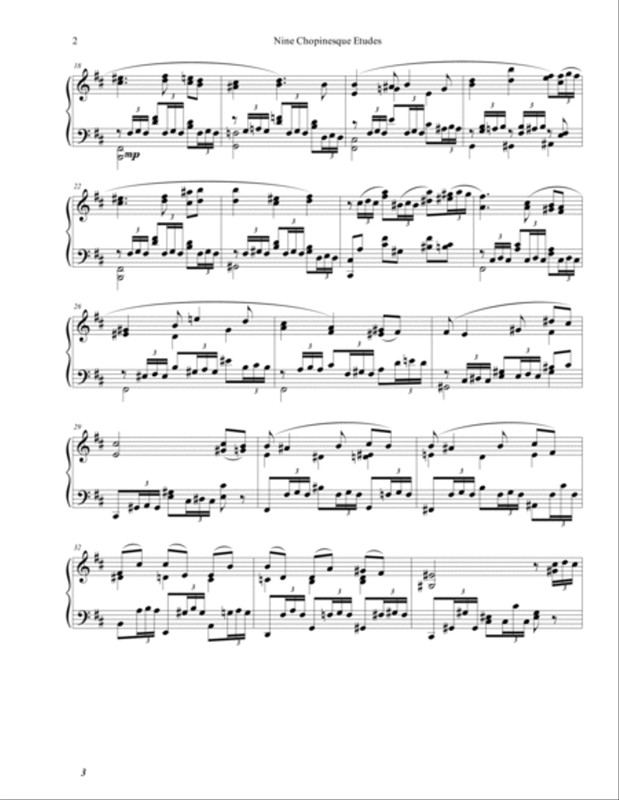 Chopinesque Etude No. 3 in D Piano Method scores gallery preview page 2