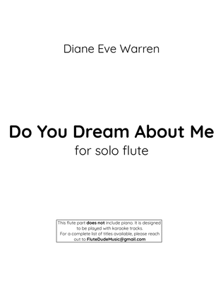 Book cover for Do You Dream About Me