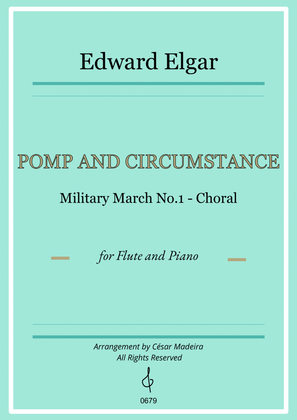 Book cover for Pomp and Circumstance No.1 - Flute and Piano (Individual Parts)