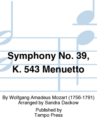Book cover for Symphony No. 39: Menuetto