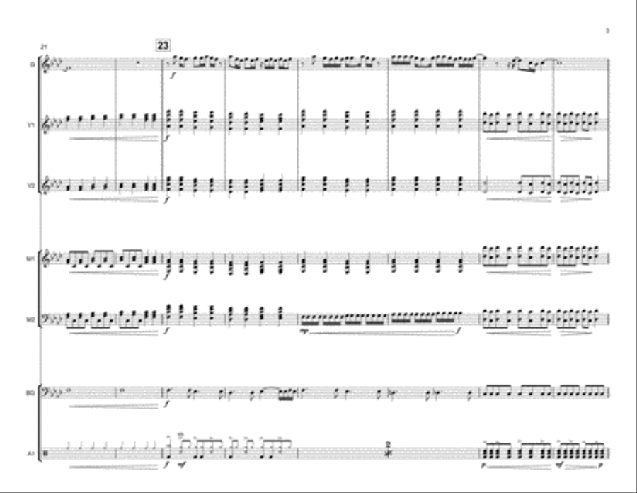 Dream On Percussion Ensemble scores gallery preview page 4