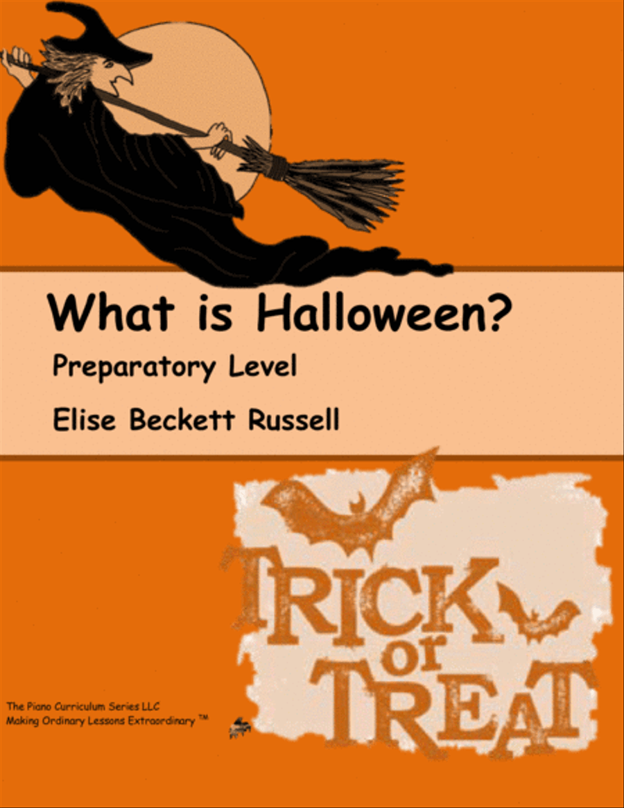 What is Halloween? Easy Piano scores gallery preview page 1
