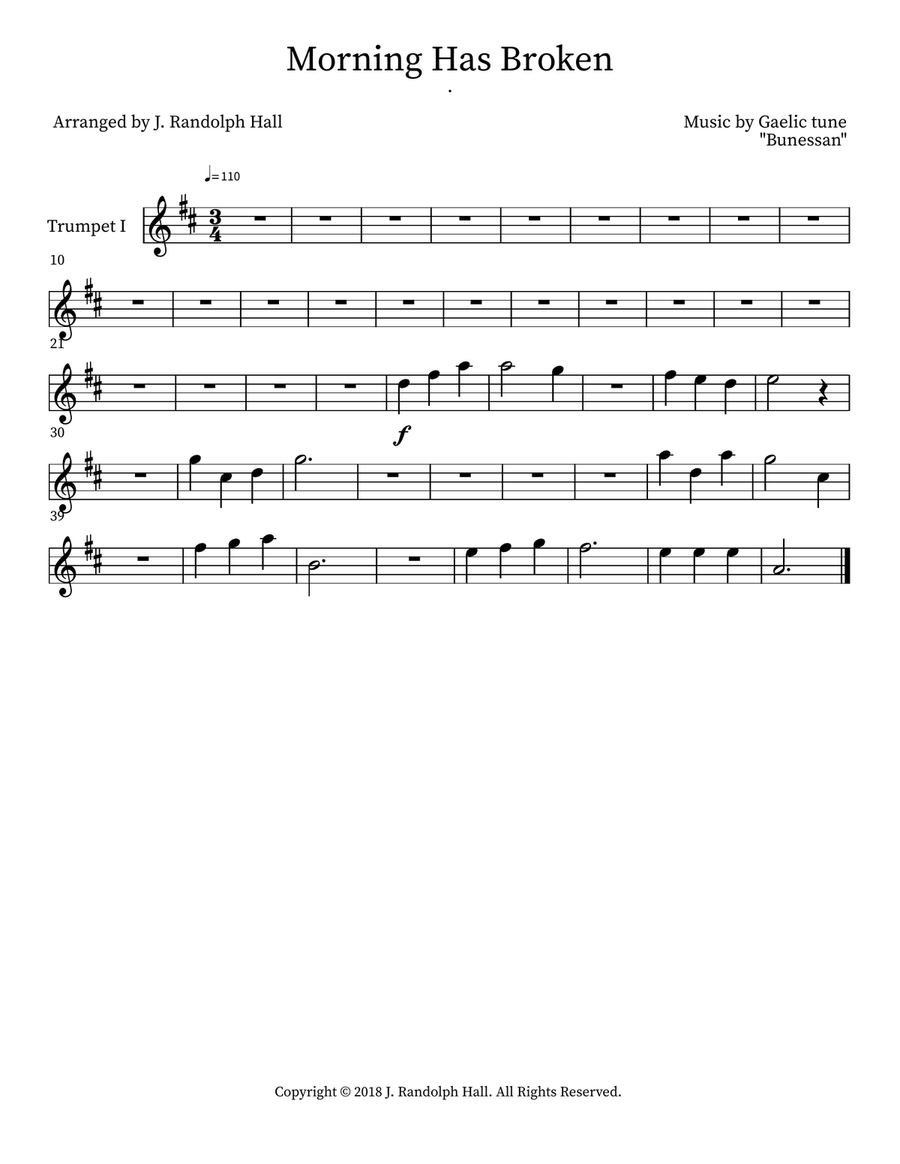 Morning Has Broken Small Ensemble scores gallery preview page 5
