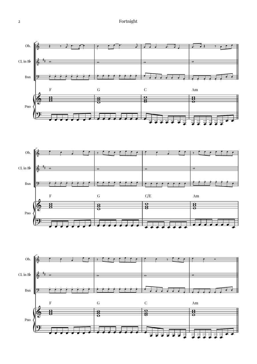 Fortnight Woodwind Trio scores gallery preview page 2