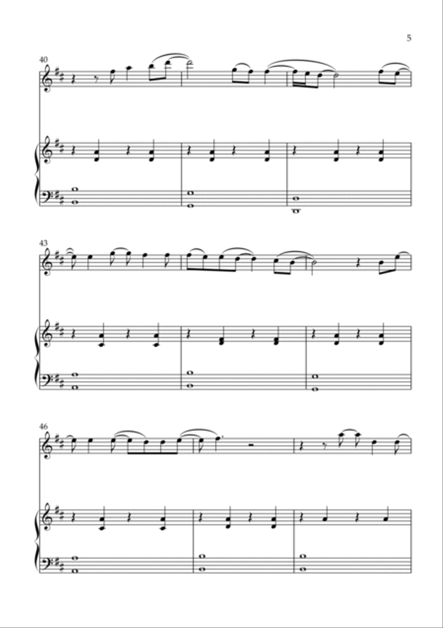 When I Get There Flute Solo scores gallery preview page 5