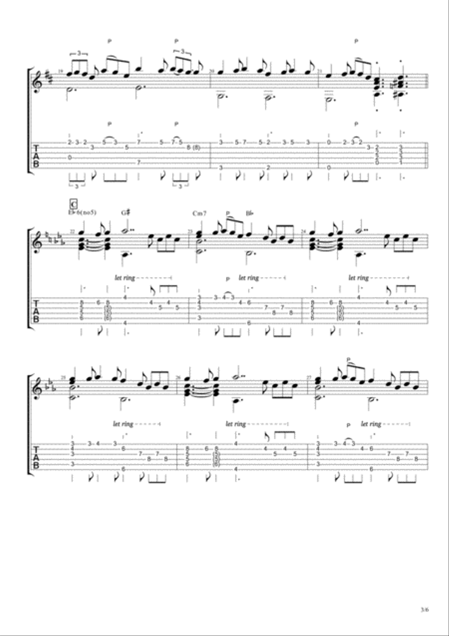 Folk Rondo for Solo Guitar Acoustic Guitar scores gallery preview page 3