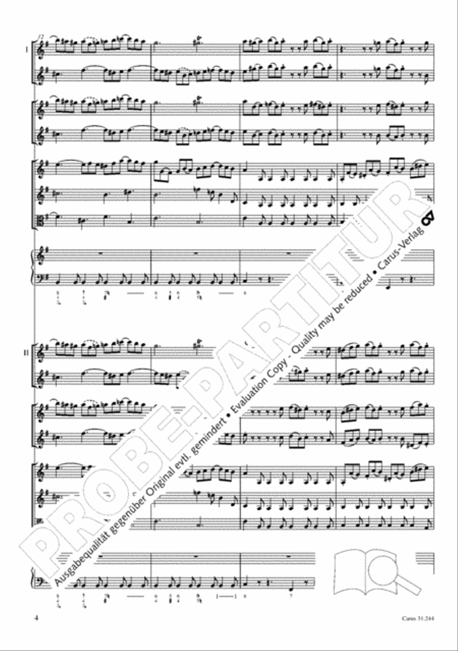 St. Matthew Passion (Matthaus-Passion) 4-Part scores gallery preview page 21
