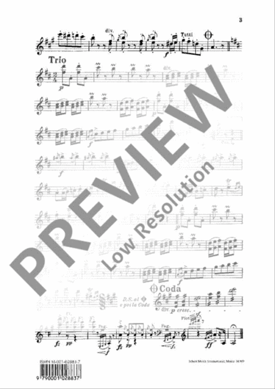 Tritsch-Tratsch Polka Orchestra scores gallery preview page 11