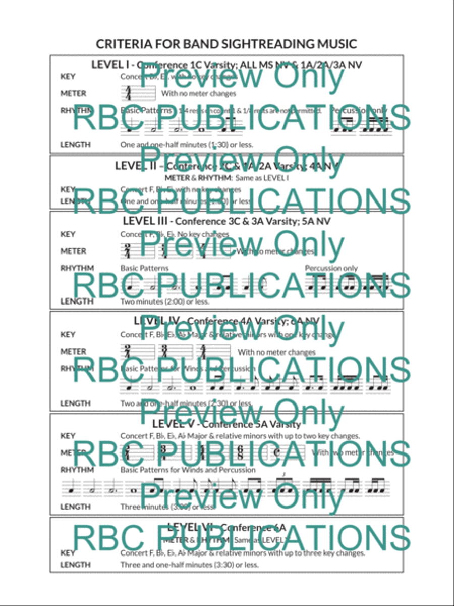 Fanfare March (Score) Concert Band scores gallery preview page 3