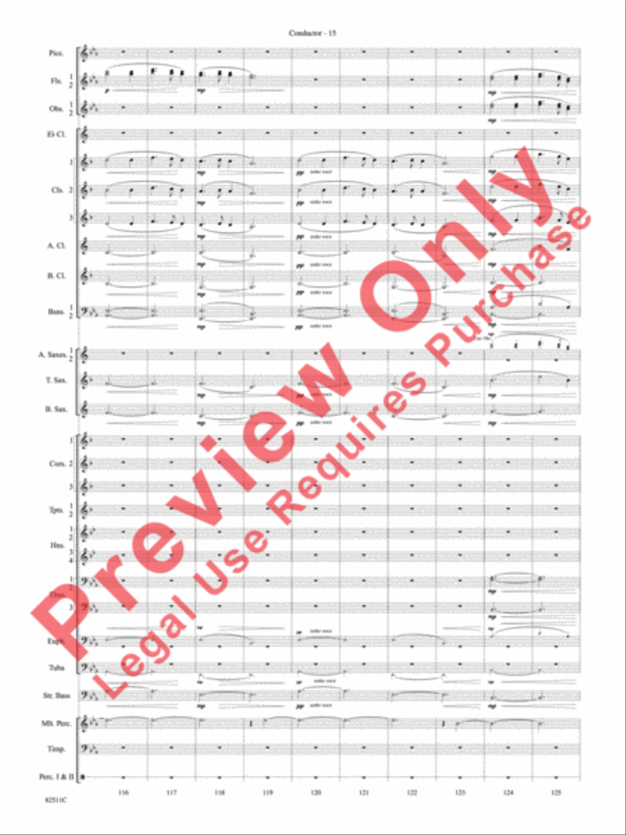 A Christmas Festival Concert Band scores gallery preview page 18