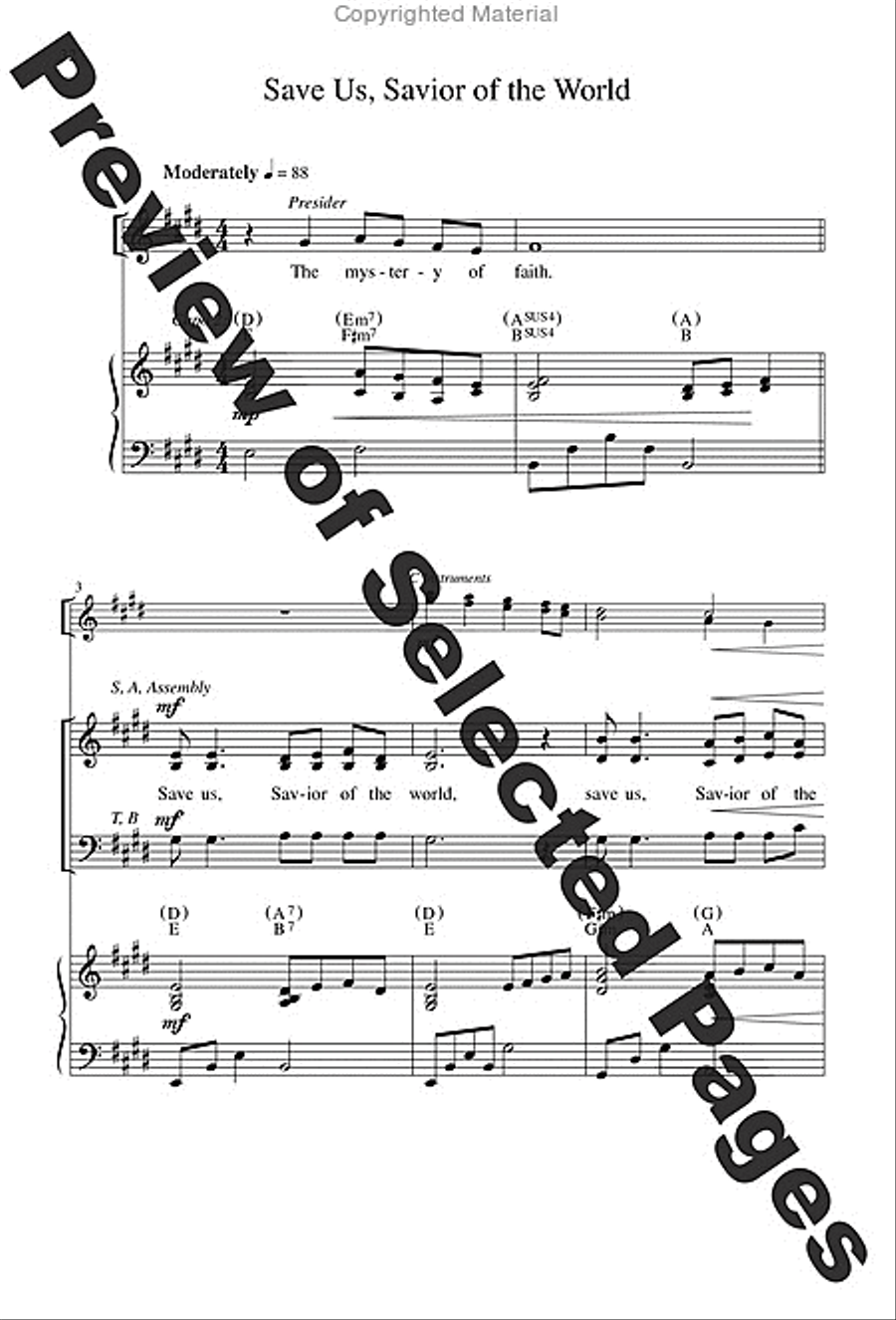 The Glendalough Mass CD scores gallery preview page 18