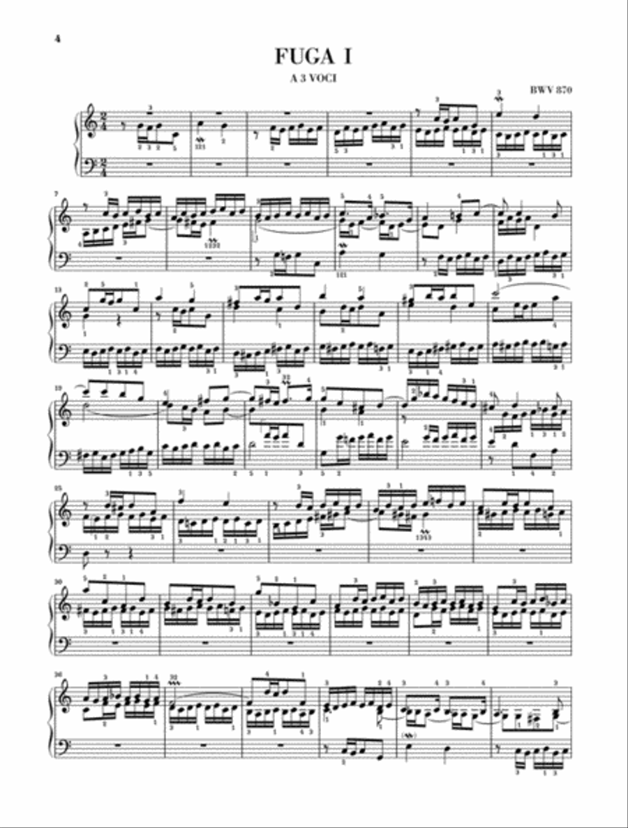 The Well-Tempered Clavier - Book II, BWV 870-893