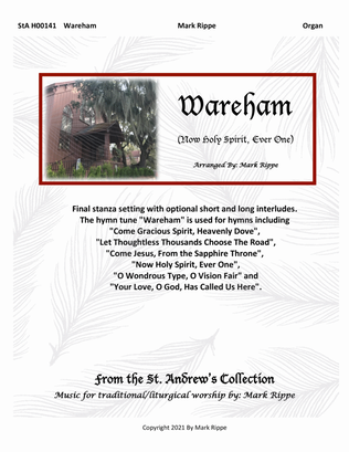 Book cover for Wareham (Now Holy Spirit, Ever One)