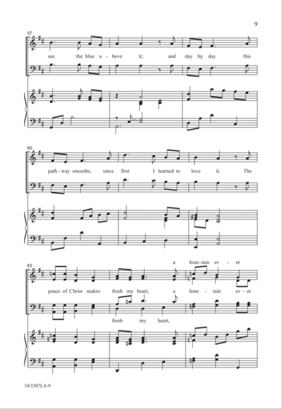 How Can I Keep From Singing? 4-Part scores gallery preview page 10