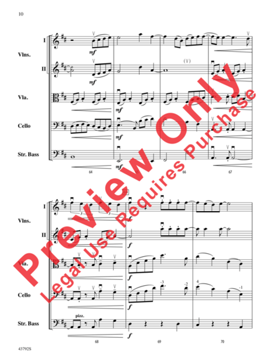 I Don't Want to Miss a Thing String Orchestra scores gallery preview page 29
