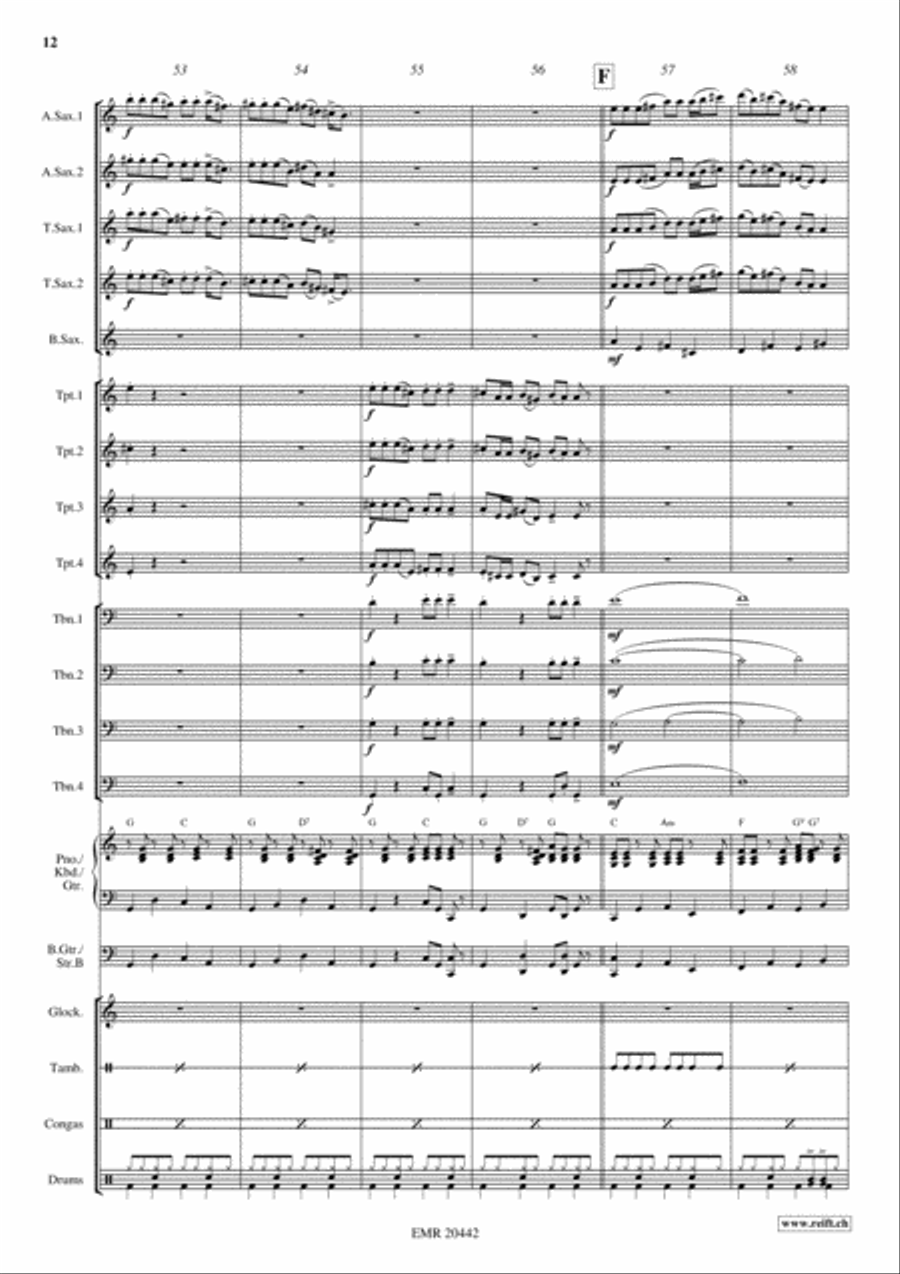 Irish Favorites Big Band scores gallery preview page 13