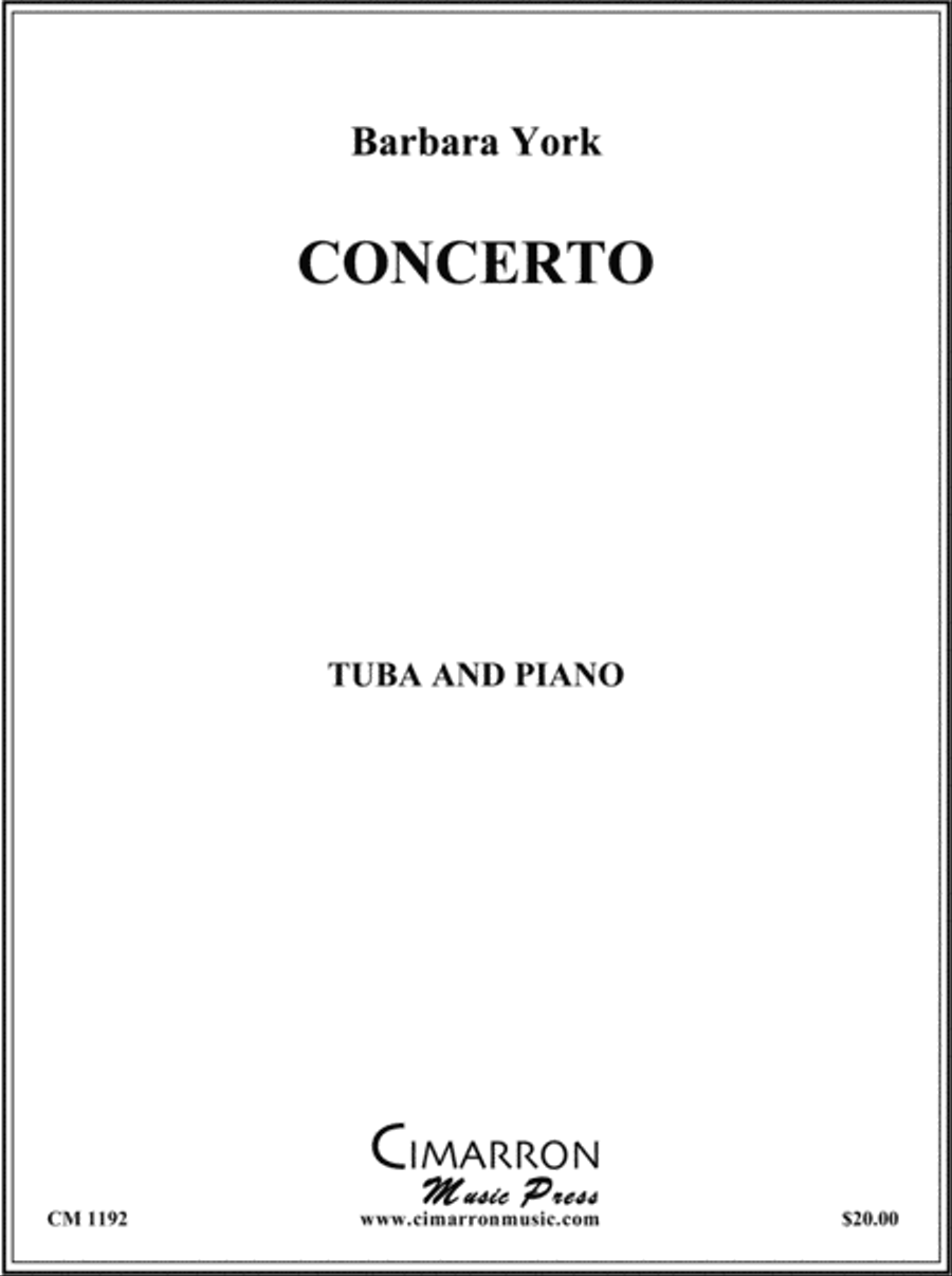 Concerto Concerto Tuba scores gallery preview page 1