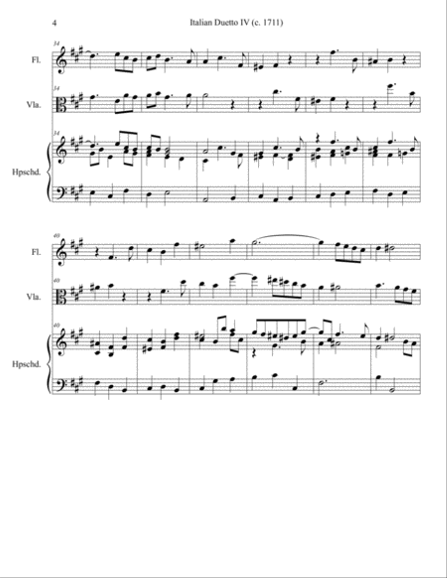 Italian Duetto 4 Small Ensemble scores gallery preview page 4