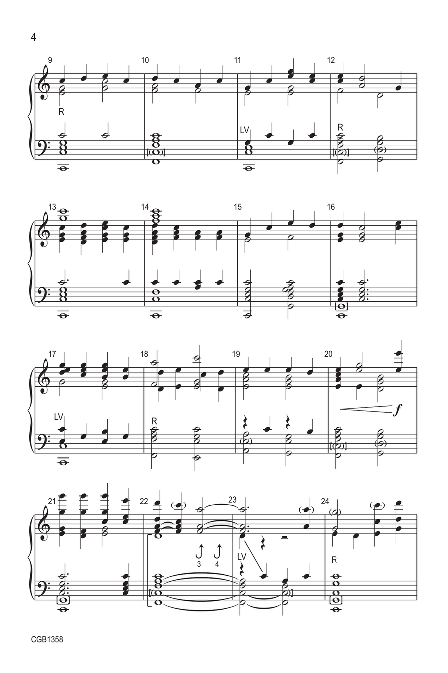 How Can I Keep from Singing? (3-5 octaves) 5-Octaves scores gallery preview page 4