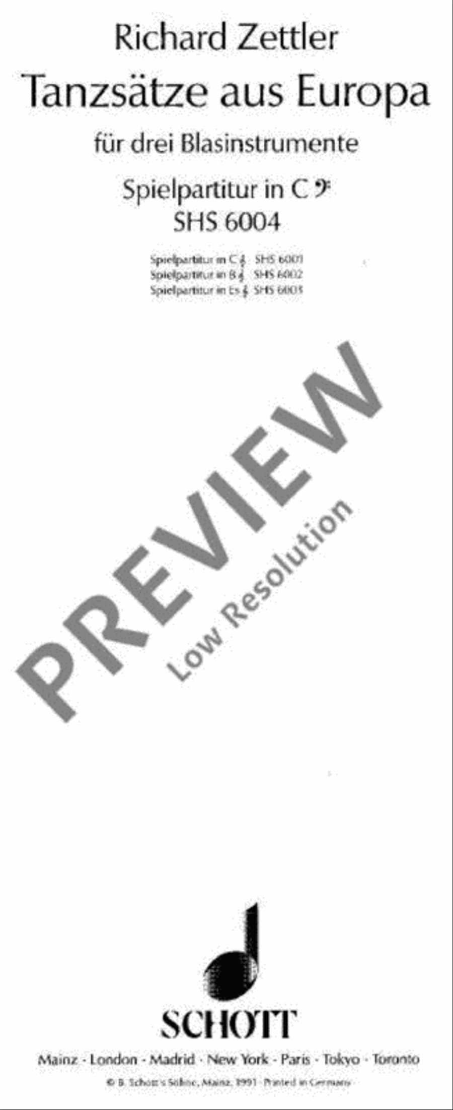 Dance Movements from Europe Performance Score scores gallery preview page 2