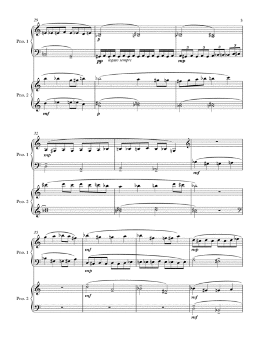 Fuga Mystique, Homage to Beethoven Grosse Fuge Set of Parts scores gallery preview page 6