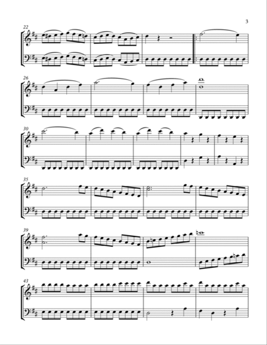 The Marriage of Figaro Overture, STRING DUO OF VIOLIN AND CELLO String Duet scores gallery preview page 5