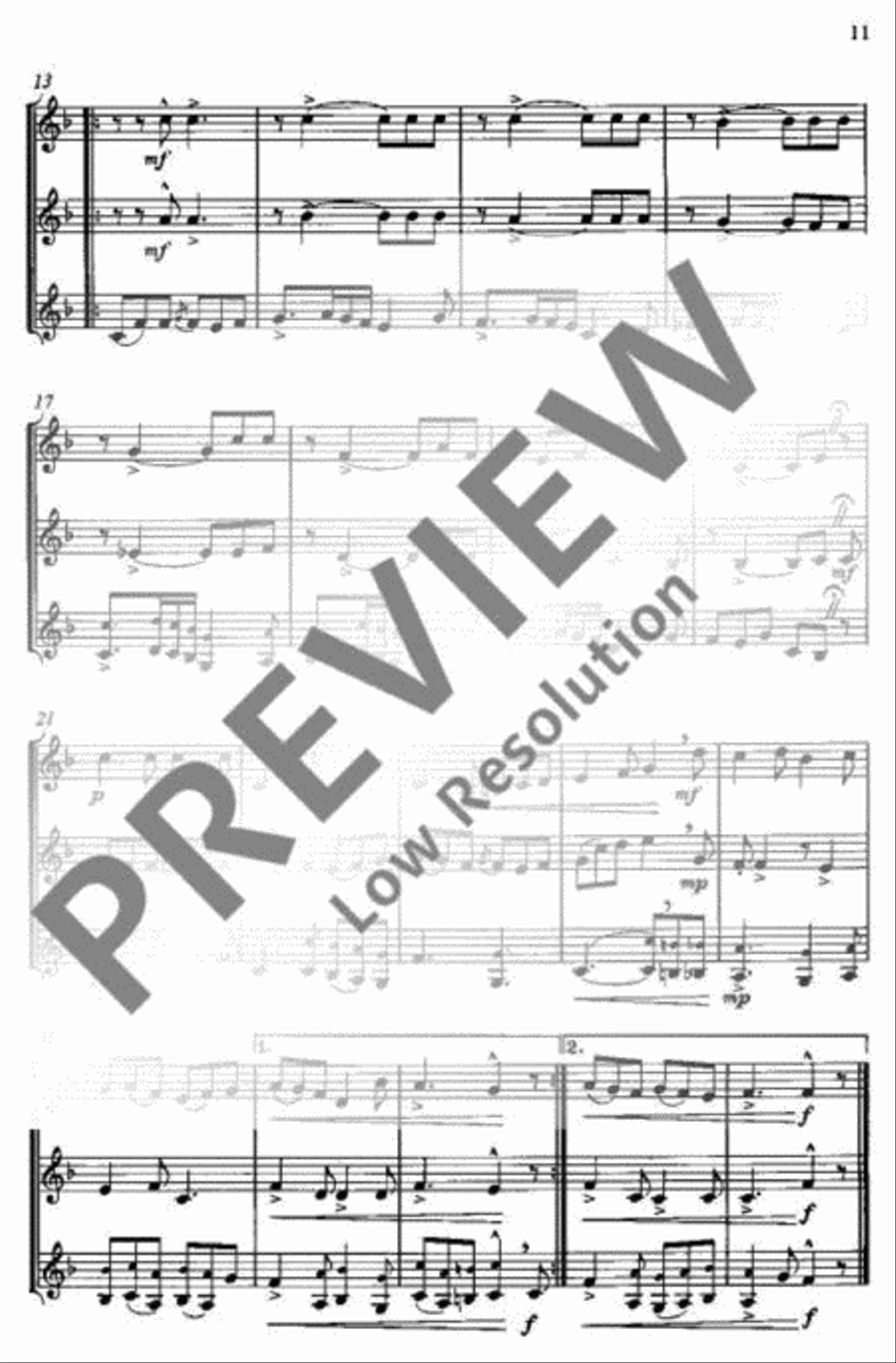 Dance Movements from Europe Performance Score scores gallery preview page 12