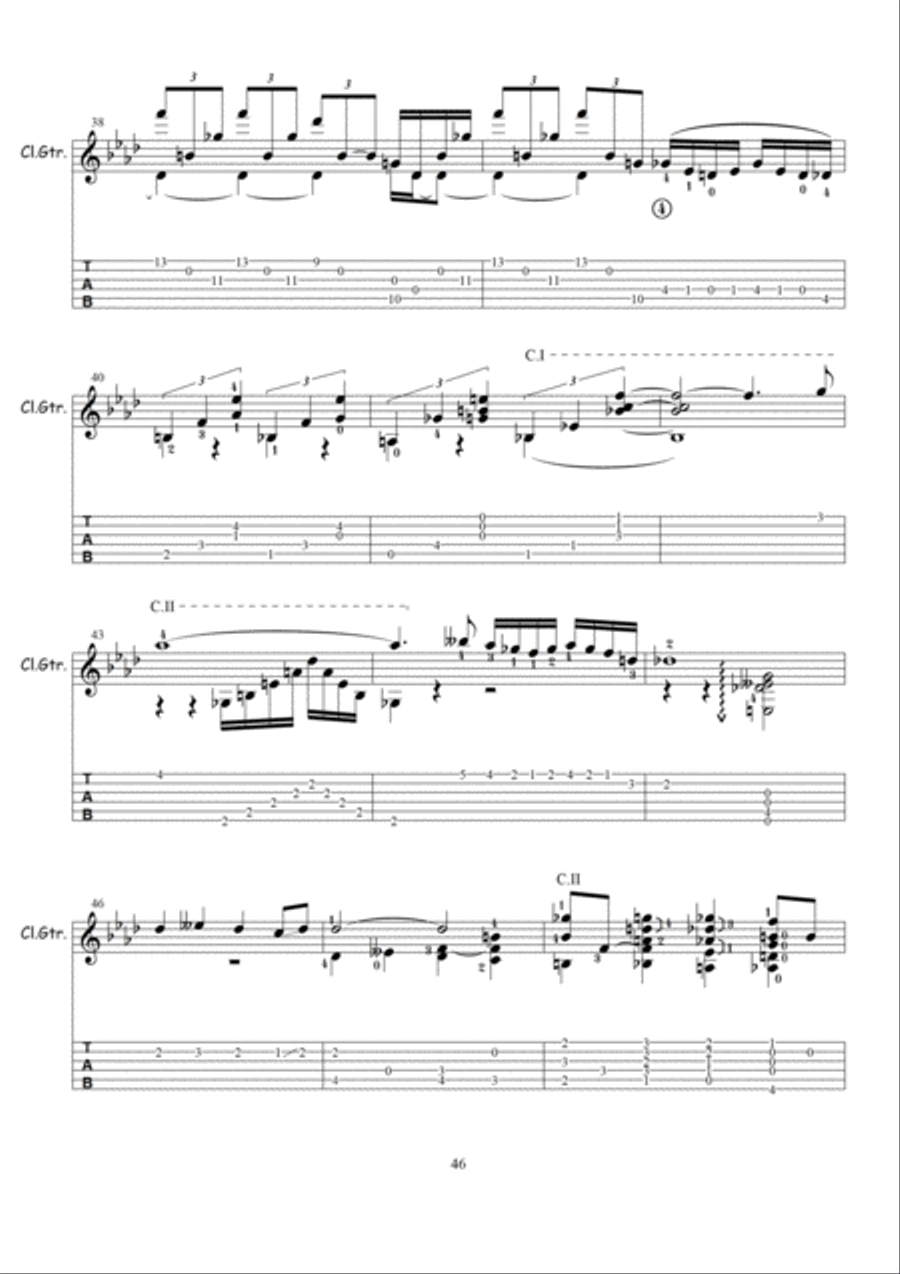 EL FROTHSPHERE Electric Guitar scores gallery preview page 5