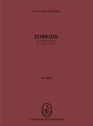 Book cover for Zobeide (da Viaggio in Italia)