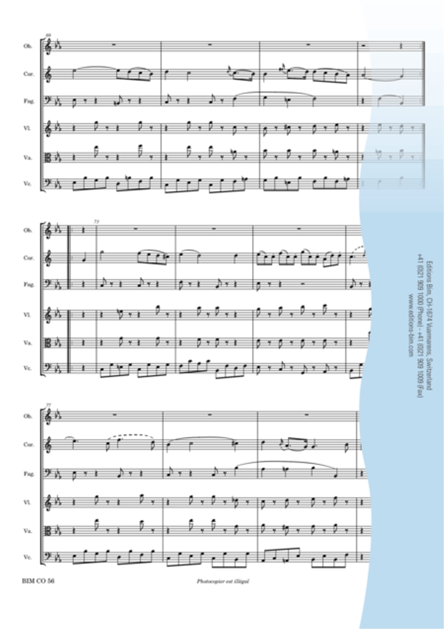 Sesteto No 3 Bassoon scores gallery preview page 8