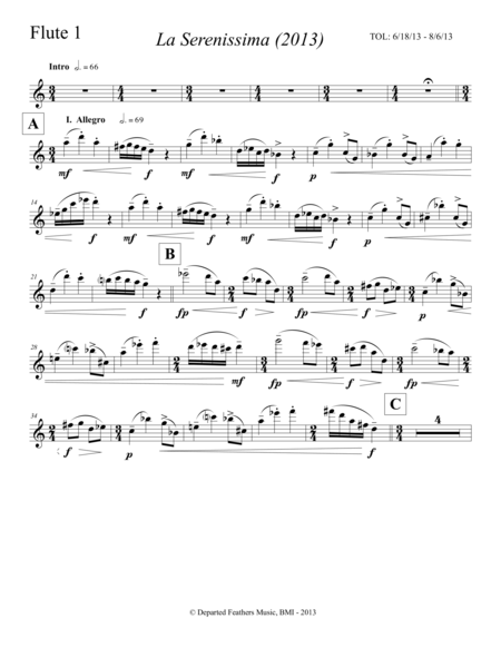 La Serenissima (2013) flute 1